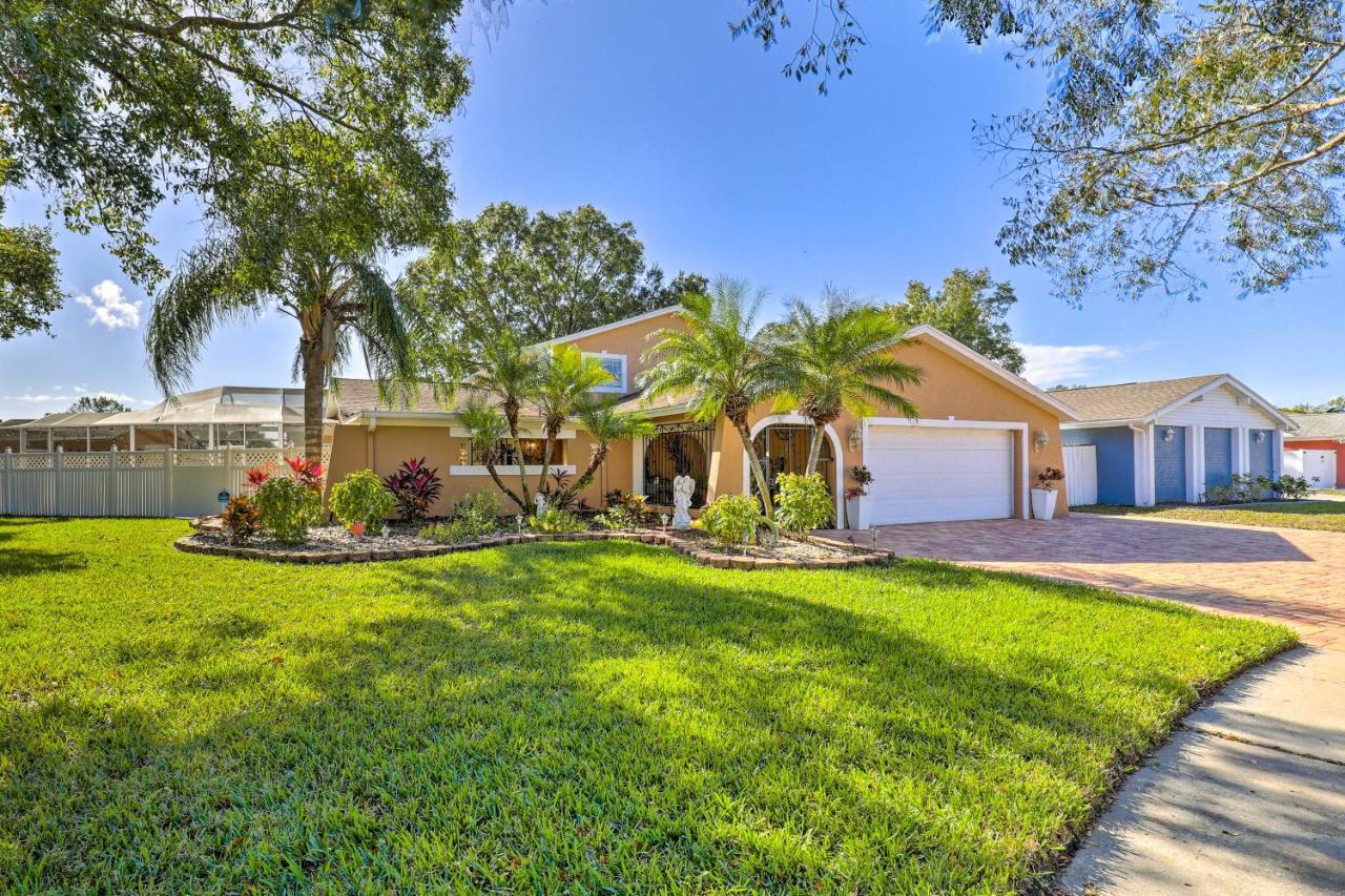 Cozy Home In Heart Of Tampa With Lanai And Pool! ภายนอก รูปภาพ