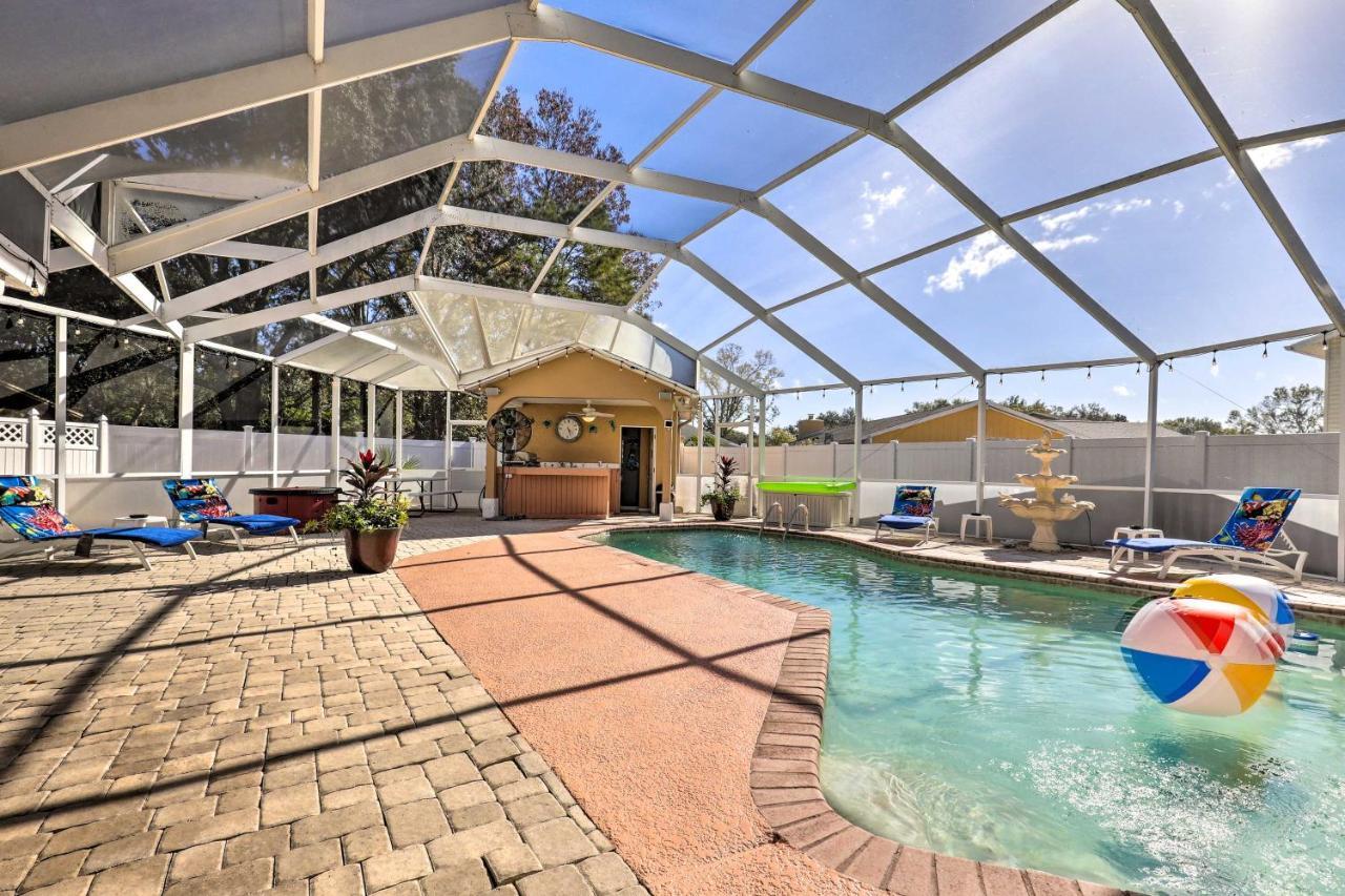 Cozy Home In Heart Of Tampa With Lanai And Pool! ภายนอก รูปภาพ
