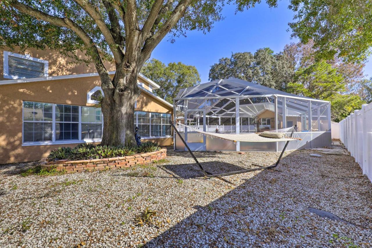 Cozy Home In Heart Of Tampa With Lanai And Pool! ภายนอก รูปภาพ