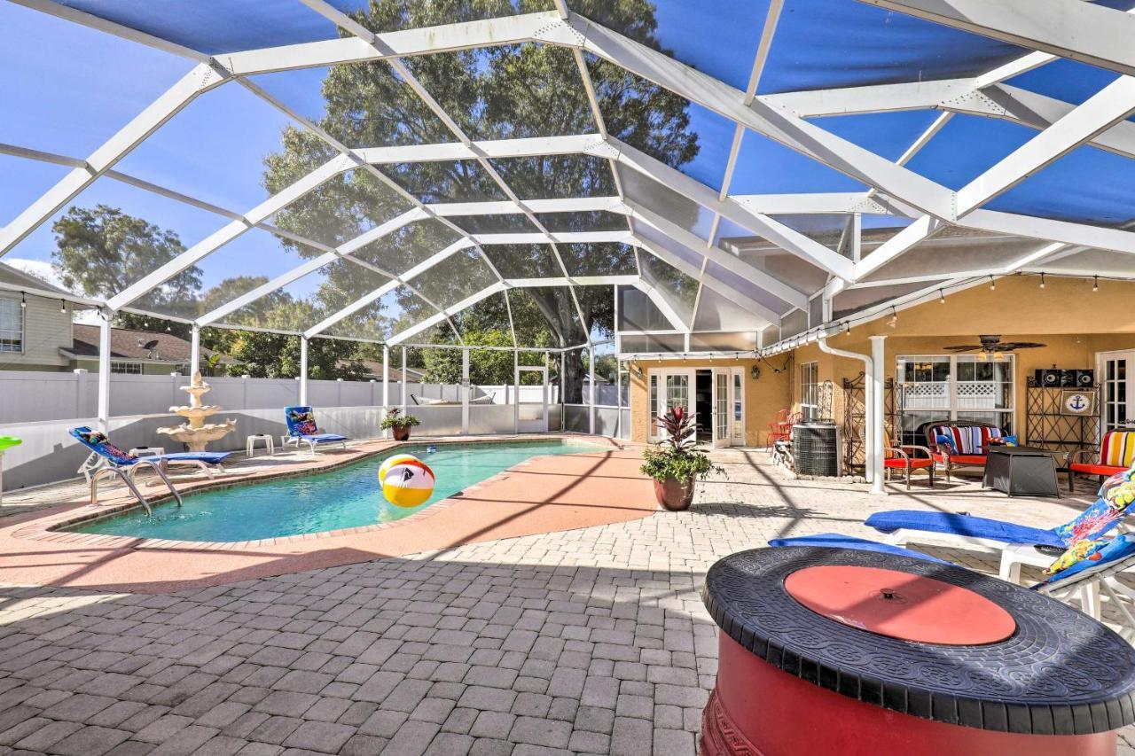 Cozy Home In Heart Of Tampa With Lanai And Pool! ภายนอก รูปภาพ